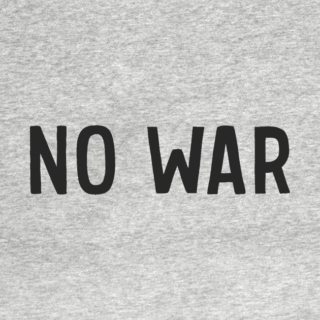 No War by JunkyDotCom